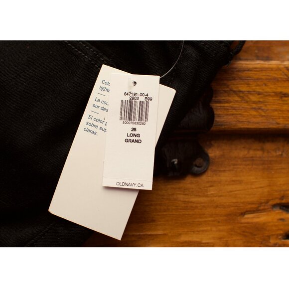 Black Old Navy Pants / With tag still on / Size 28 - Long - Picture 3 of 4